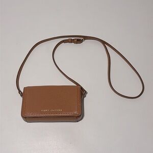 Marc Jacobs Brown Leather Small Crossbody Bag